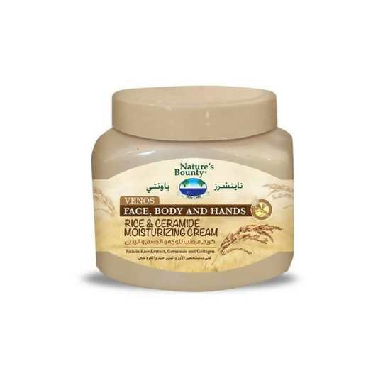 ناتشرز باونتي كريم مرطب بالأرز و السيراميد 560 مل